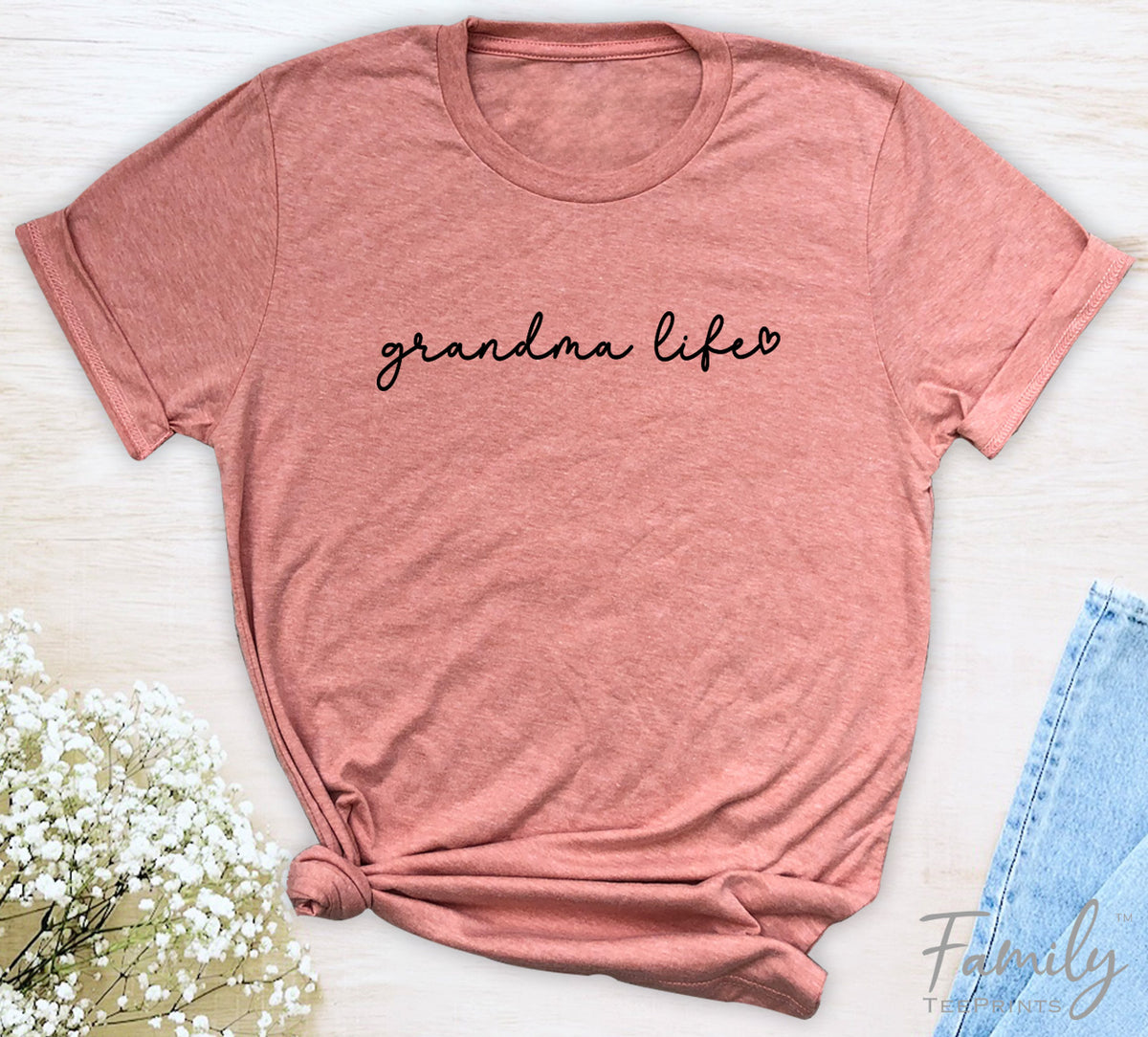 Grandma Life - Unisex T-shirt - Grandma Shirt - Gift For New Grandma - familyteeprints