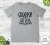 Grandpop The Man The Myth The Legend - Unisex T-shirt - Granpop Shirt - Granpop Gift - familyteeprints