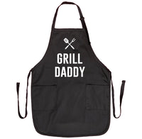 Grill Daddy - Grill Apron - Funny Apron - familyteeprints