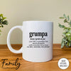 Grumpa Noun - Coffee Mug - Funny Grumpa Gift - New Grumpa Mug - familyteeprints