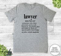 Lawyer Noun - Unisex T-shirt - Lawyer Shirt - Lawyer Gift - familyteeprints