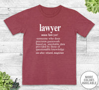 Lawyer Noun - Unisex T-shirt - Lawyer Shirt - Lawyer Gift - familyteeprints