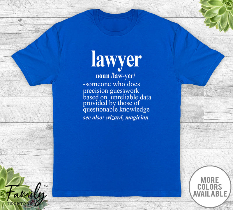 Lawyer Noun - Unisex T-shirt - Lawyer Shirt - Lawyer Gift - familyteeprints