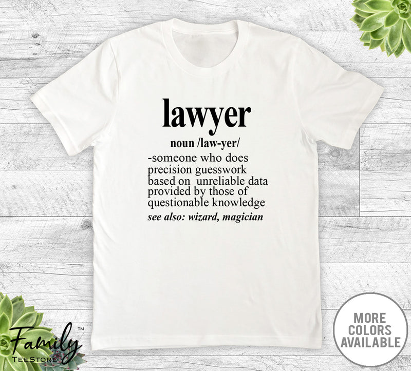Lawyer Noun - Unisex T-shirt - Lawyer Shirt - Lawyer Gift - familyteeprints