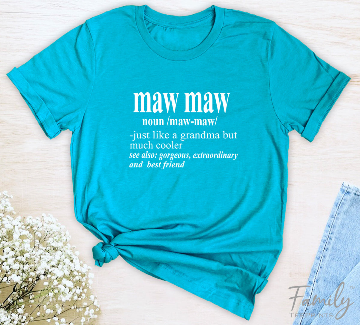 Maw Maw Noun - Unisex T-shirt - Maw Maw Shirt - Gift For Maw Maw - familyteeprints