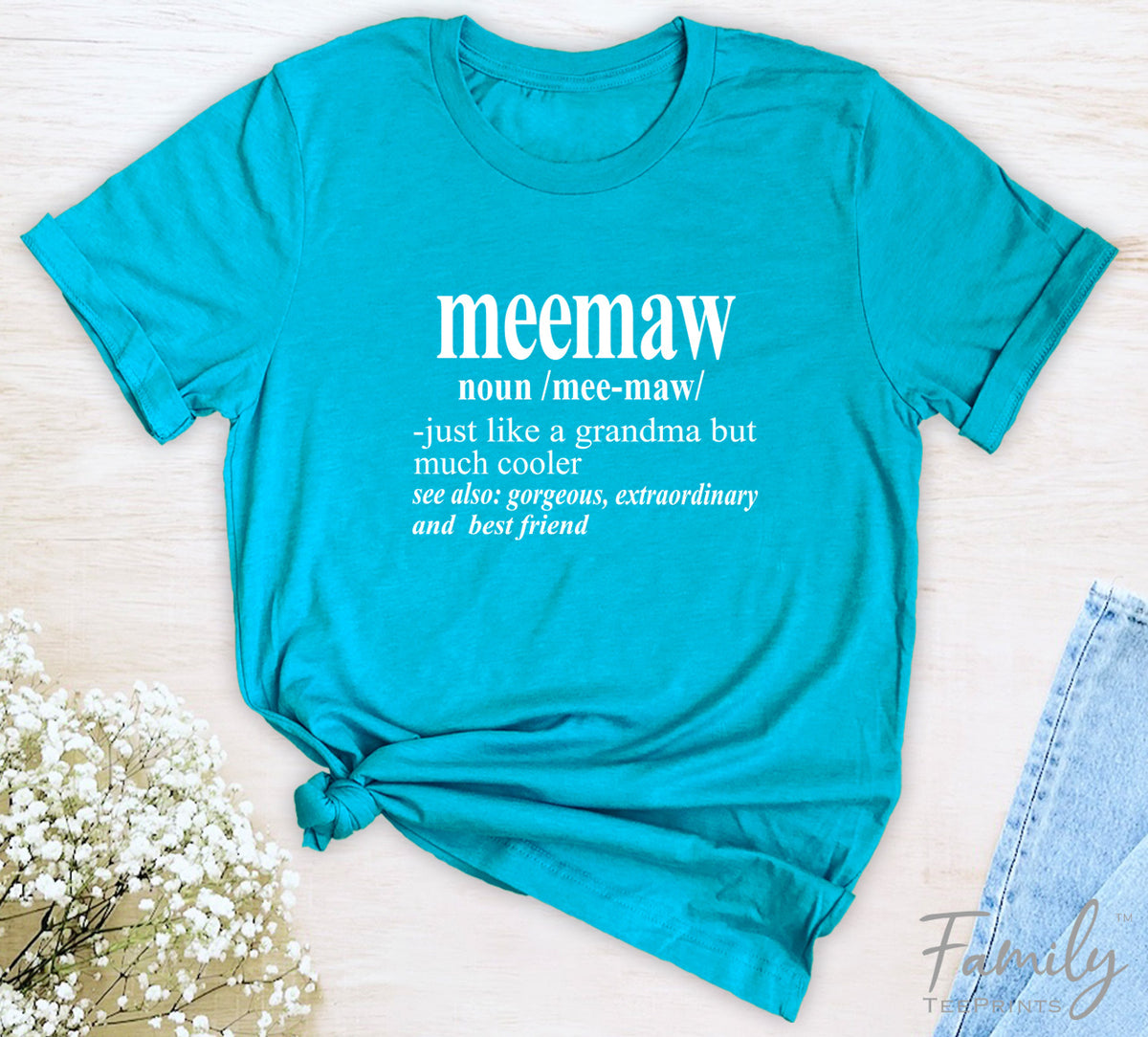 Meemaw Noun - Unisex T-shirt - Meemaw Shirt - Gift For Meemaw - familyteeprints