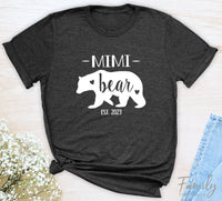 Mimi Bear Est. 2023 - Unisex T-shirt - Mimi Shirt - Gift For New Mimi - familyteeprints