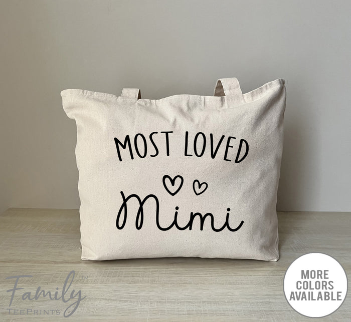 Most Loved Mimi - Zippered Tote Bag - Mimi Bag - Mimi Gift