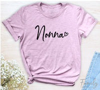 Nonna Heart - Unisex T-shirt - Nonna Shirt - Gift For New Nonna - familyteeprints