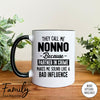 They Call Me Nonno Because Partner In Crime Makes Me Sound ... - Coffee Mug - Nonno Gift - Nonno Mug - familyteeprints