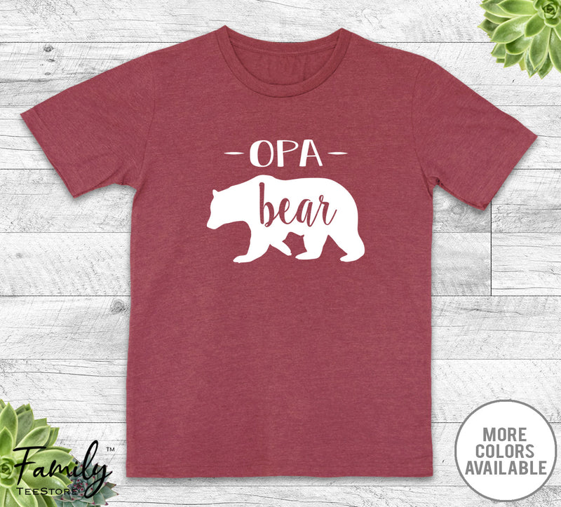 Opa Bear - Unisex T-shirt - Opa Shirt - Opa Gift - familyteeprints
