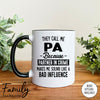 They Call Me Opa Because Partner In Crime Makes Me Sound ... - Coffee Mug - Opa Gift - Opa Mug - familyteeprints