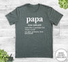 Papa Noun - Unisex T-shirt - Papa Shirt - Papa Gift - familyteeprints
