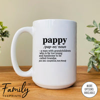 Pappy A Fabulous Woman With Grandchildren... - Coffee Mug - Funny Pappy Gift - Pappy Mug - familyteeprints