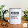 Pop Pop A Fabulous Woman With Grandchildren... - Coffee Mug - Funny Pop Pop Gift - Pop Pop Mug - familyteeprints