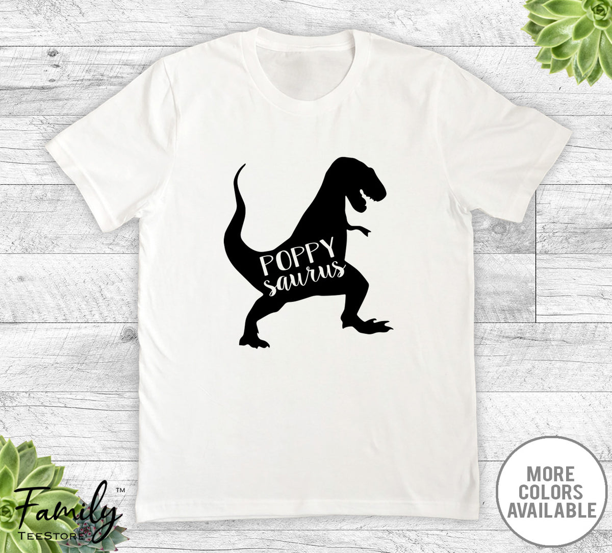 Poppysaurus - Unisex T-shirt - Poppy Shirt - Poppy Gift - familyteeprints