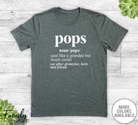 Pops Noun - Unisex T-shirt - Pops Shirt - Pops Gift - familyteeprints