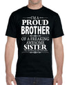 I'm A Proud Brother Of A Freaking Awesome Sister - Unisex T-Shirt Brother Shirt - familyteeprints