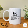 Tio Noun - Coffee Mug - Funny Tio Gift - New Tio Mug - familyteeprints