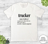 Trucker Noun - Unisex T-shirt - Trucker Shirt - Truck Driver Gift - familyteeprints