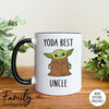 Yoda Best Uncle - Coffee Mug - Gifts For Uncle - Uncle Coffee Mug - familyteeprints