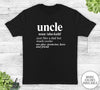 Uncle Noun - Unisex T-shirt - Uncle Shirt - Uncle Gift - familyteeprints