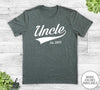 Uncle Est. 2023 - Unisex T-shirt - New Uncle Shirt - Uncle To Be Gift - familyteeprints